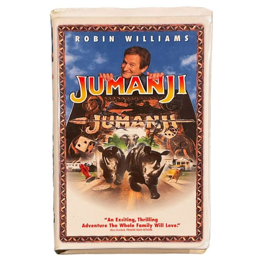 Jumanji (VHS, 1996) TESTED Tape And Case